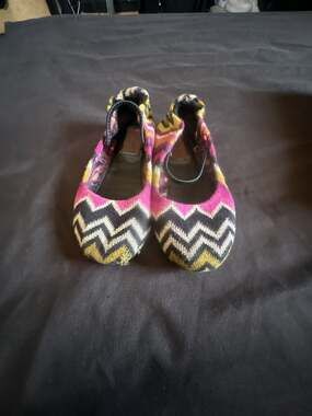 Missoni for Target Knit Chevron Ballet Flats Size 8